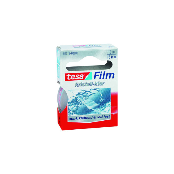 4042448039941 - tesa Klebefilm tesafilm Kristall-Klar 57315 Transparent 15 mm (B) x 10 m (L) PP (Polypropylen)