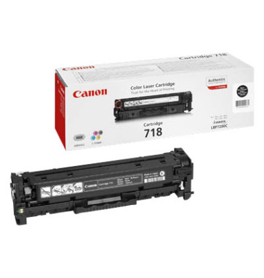 Toner 718 schwarz ca 3400 Seiten