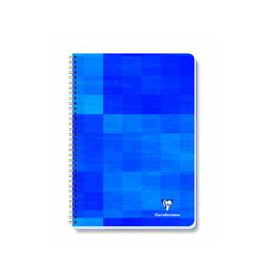 Collegeblock 82123C Bind 'o' Block, Muster, kariert / kariert Rand beidseitig, A4, 90g, blau, 80 Blatt