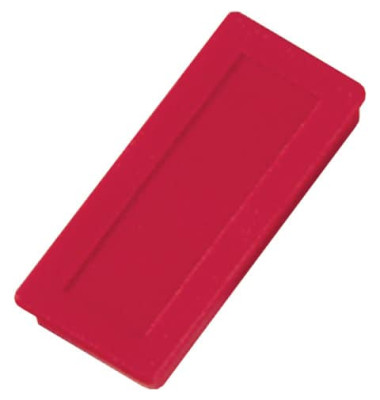 Magnete bis 1,0kg rechteckig rot