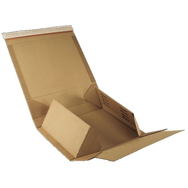 4033657660408 - Buchverpackung POST-BOX SL   A4 30000269 braun für A4 innen 300x212x43mm Wellpappe 4033657660408 ColomPac