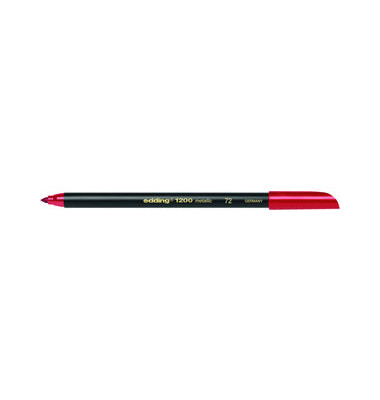 Faserschreiber 1200 color pen metallic rot 1-3 mm