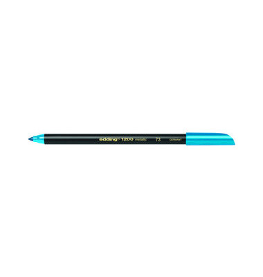 Faserschreiber 1200 color pen metallic blau 1-3mm