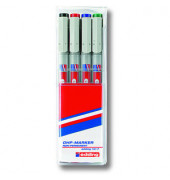 Folienstift 151 F farbig sortiert 0,6 mm 4er-Etui non-permanent