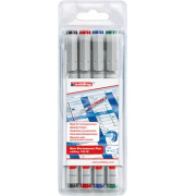 Folienstift 152 M farbig sortiert 1,0 mm 4er-Etui non-permanent