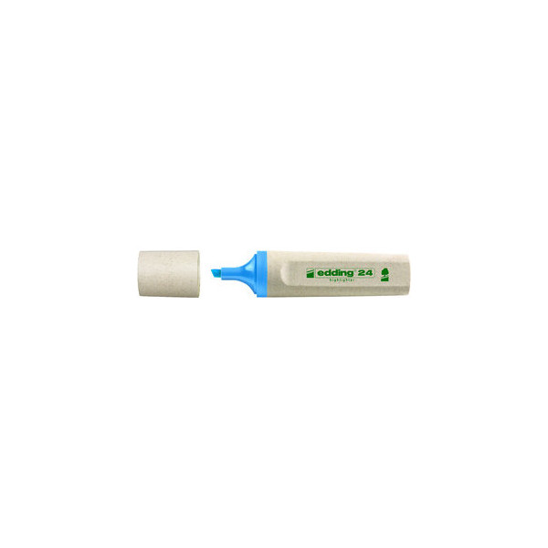 4004764917662 - Textmarker Highlighter 24 EcoLine 4-24010 blau 2-5mm Keilspitze 4004764917662 Edding