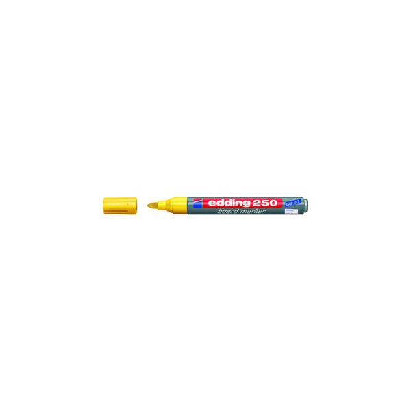 4004764012954 - Whiteboardmarker 250 15-3mm gelb 250 15-3mm gelb Schreibfarbe gelb - Edding