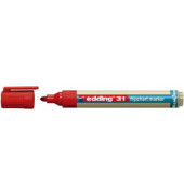 Flipchartmarker 31 Ecoline, 31-002, Stift, rot, 1,5-3mm Rundspitze