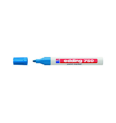 Lackmarker 750, 750CR-010, Stift, hellblau, 2-4mm Rundspitze