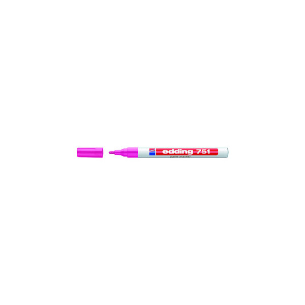 4004764017546 - edding 751 Permanent Lackmarker Pink Fein Rundspitze 2 mm