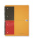 Collegeblock 100102994 Activebook, liniert / liniert Rand beidseitig , A4, 80g, orange, 80 Blatt