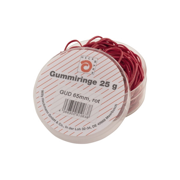 4066300510638 - Gummiringe Ø 65mm rot 25g 4066300510638 510063 25 Gramm