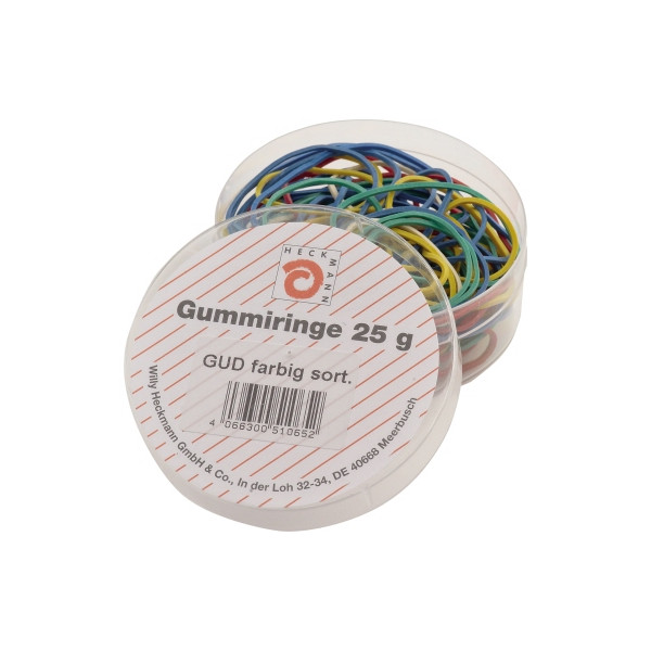 4066300510652 - Gummiringe Ø sortiert farbig sortiert 25g 4066300510652 510065 25 Gramm