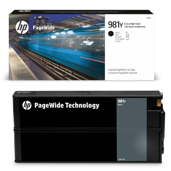 0889296095323 - Hewlett Packard - hp 981Y Schwarz Original PageWide Druckerpatrone mit sehr hoher Reichweite