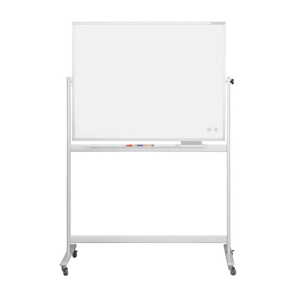 4013695027760 - Whiteboard CC Mobil 180 x 120cm emailliert Aluminiumrahmen drehbar beidseitig