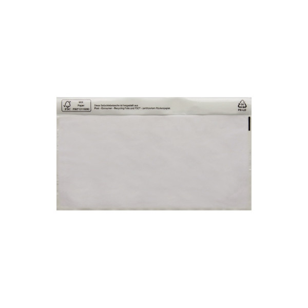 4003969939226 - Mm_unverified_brand - Dokumententasche din lang 240 x 135 mm (b x h) Polyethylen transparent 250 St Pack