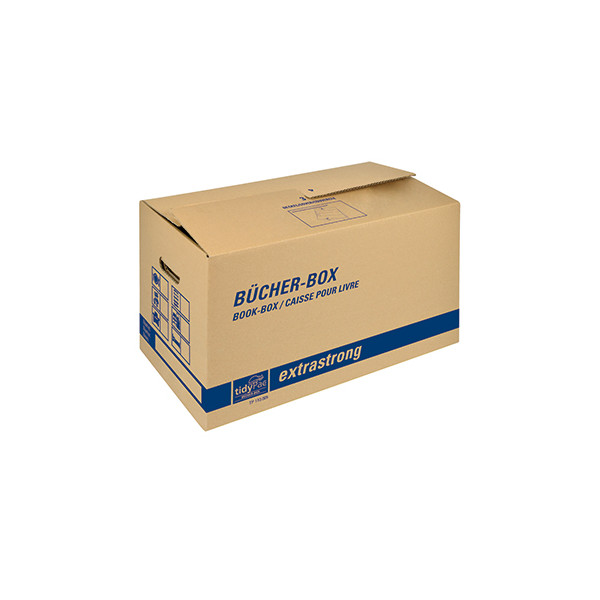 4033657960805 - Umzugskarton Bücherbox TP110005 braun bis DIN A3+ innen 575x335x295mm Wellpappe 4033657960805 TidyPac