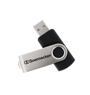 USB-Stick 71616 USB 2.0 schwarz/silber 16 GB