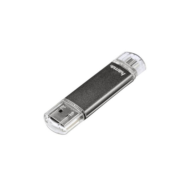 4047443231451 - USB-Stick Laeta Twin micro USB grau 64 GB 4047443231451 Hama