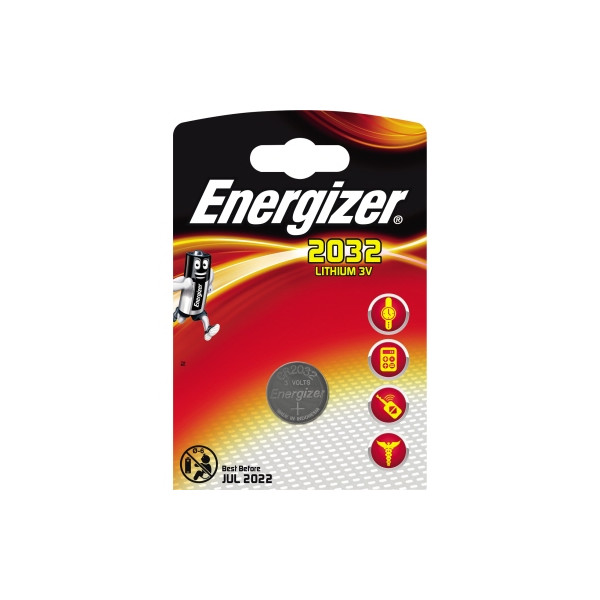 7638900083040 - Knopfzelle ® Lithium CR2032 3V ® Lithium CR2032 3V Bauform CR2032 - Energizer