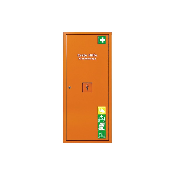 4250108801627 - SÖHNGEN Verbandschrank nach DIN 13157 mit Inhalt signalorange Tiefe 200 mm HxB 1120 x 490 mm