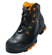 Sicherheitsstiefel uvex 2, S3, SRC, ESD, Unisex, schwarz/orange, Größe 46