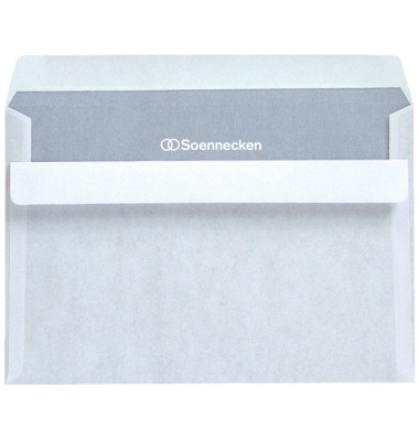 Briefumschlag 2905 2905, C6, ohne Fenster, selbstklebend, 75g, weiß