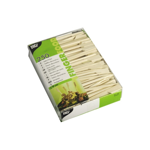 4002911844076 - Golf Fingerfood-Spieße Bambusspieße für kleine Snacks 1 Packung = 250 Stück Länge 9 cm