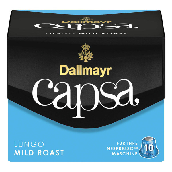 4008167011002 - Capsa Lungo Mild Roast Kaffeekapseln Arabica- und Robustabohnen mild 10 Portionen