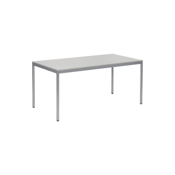 4003969023925 - Konferenztisch Line 810003881 72cm (H) 120x70cm (BxT) rechteckig lichtgrau   silber 4003969023925 Soennecken