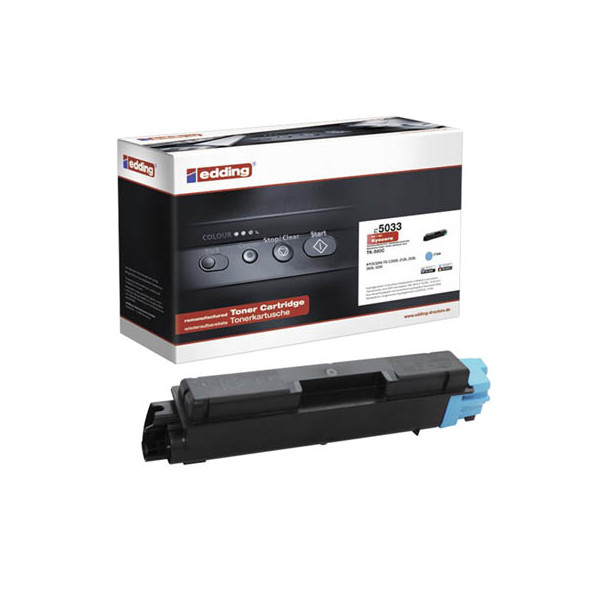 4004764983544 - Toner ersetzt Kyocera TK-590C Kompatibel Cyan 5000 Seiten edding 5033 18-5033