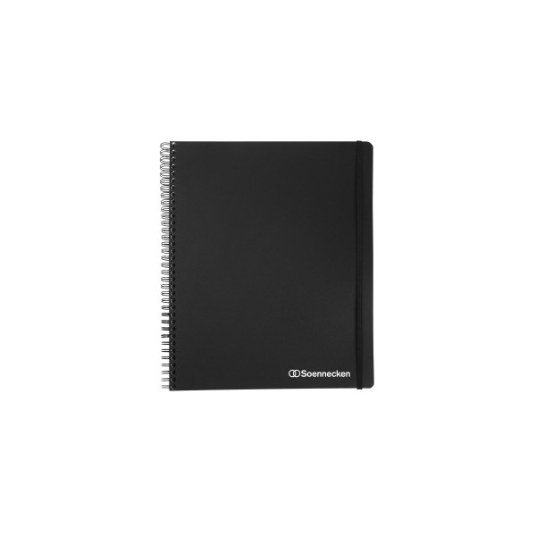 4003630009449 - Collegeblock 2352 Officebook kariert   kariert Rand beidseitig A4+ 90g schwarz 80 Blatt 4003630009449 Soennecken