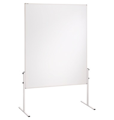 Moderationstafel X-tra! Line® 120 x 190 cm (B x H) Stahlblech weiß nicht pinnbar