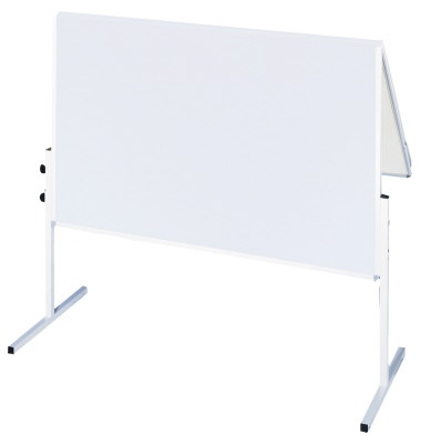 Moderationstafel X-tra! Line® 120 x 190 cm (B x H) Stahlblech weiß