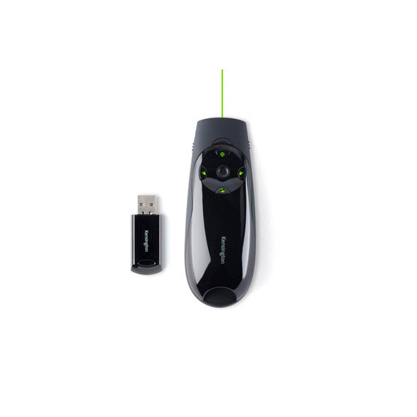 5028252351430 - Presenter Expert K72426EU Reichweite 45 m Joystick-Cursor USB-Receiver grüner Laserpointer schwarz