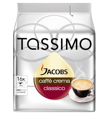 Kaffeedisc Caffe Crema Classico 16 x 7 g/Pack.