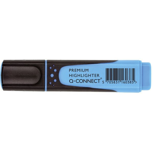 5705831160385 - Textmarker Premium KF16038 blau 2-5mm Keilspitze 5705831160385 Q-CONNECT