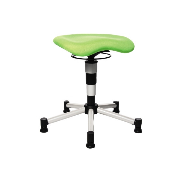 4014296147147 - Hocker BAL27G05 Body Balance 20 grün mit Rollen höhenverstellbar bis 110kg 4014296147147 Topstar