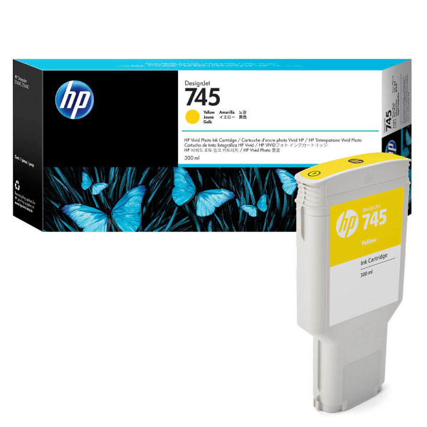 0725184104657 - Hpinc - Hewlett Packard hp Ink No 745 HP745 hp 745 Yellow Gelb (F9K02A) (F9K02A)