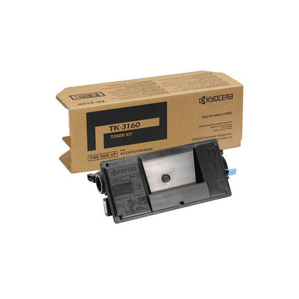 0632983042588 - Original TK-3160 Toner schwarz 12500 Seiten (1T02T90NL0) für ECOSYS P3045dn