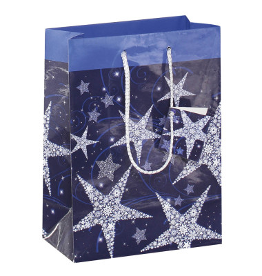 Geschenktasche GT 026 Shining Star, Weihnachten, Shining Star, mit Geschenkanhänger, Shining Stars, 17cm x 23cm