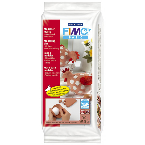 4006608806729 - Fimo Air Basic 8101-76 Modelliermasse 1000g terracotta 1000 Gramm