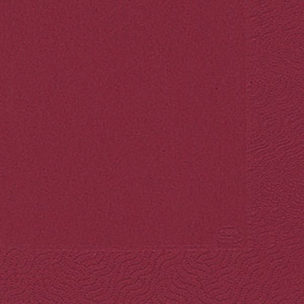 7321011040445 - Servietten 24x24cm bordeaux 3-lagig 1 4-Falz 7321011040445 DUNI 104044 20 Stück