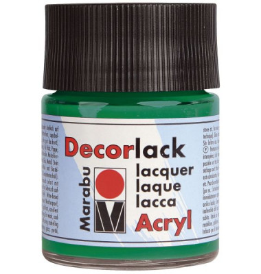 Acrylfarbe Decorlack 1130 05 067, saftgrün, 50ml