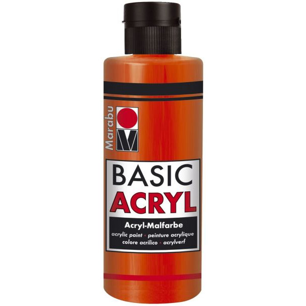 4007751115102 - Acrylmalfarbe Basic Acryl 1200 04 030 zinnoberrot 80ml 4007751115102 80 Milliliter