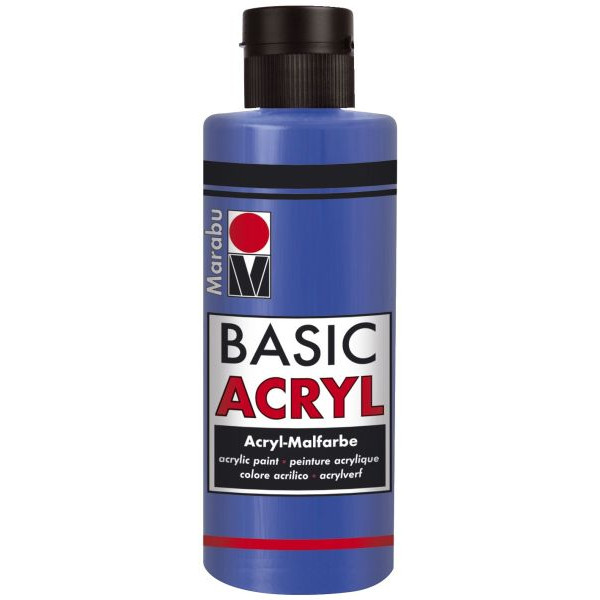 4007751115201 - Acrylmalfarbe Basic Acryl 1200 04 052 mittelblau 80ml 80 Milliliter