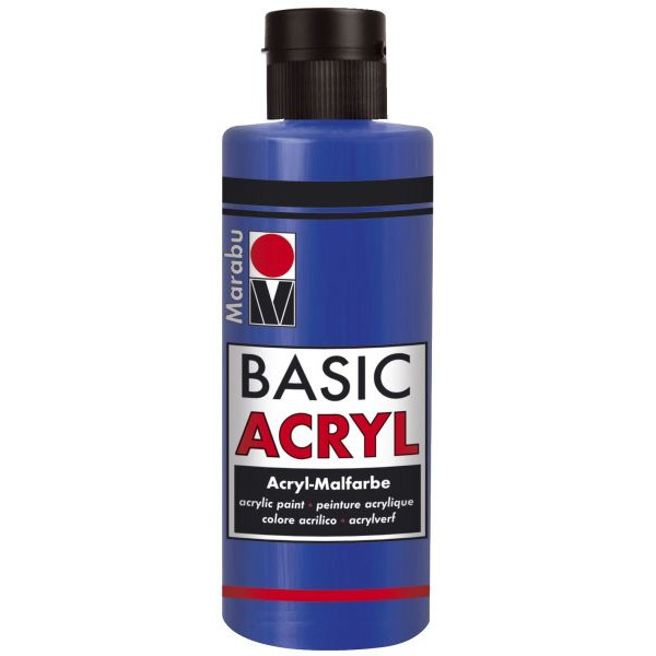 4007751115225 - Acrylmalfarbe Basic Acryl 1200 04 055 ultramarinblau 80ml 80 Milliliter