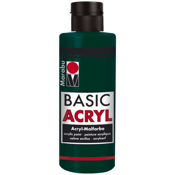 4007751115324 - Acrylmalfarbe Basic Acryl 1200 04 075 tannengrün 80ml 80 Milliliter