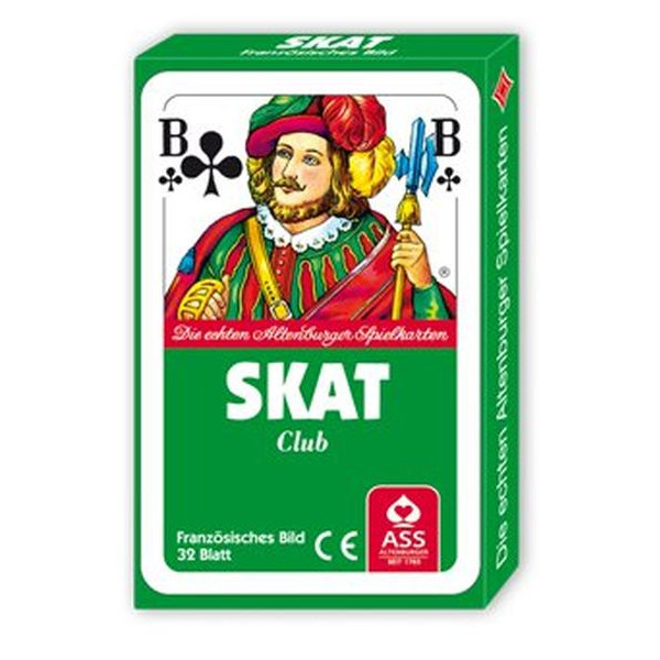 4042677700001 - Spielkarten 22570000 Skat Club französisches Blatt Kartonetui