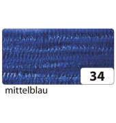 77834 50cm Chenilledraht 8mm mittelblau